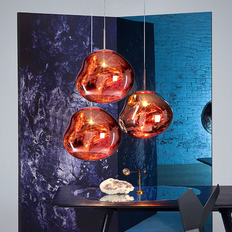 Ceiling Light Fixture in Contemporary Glass Design