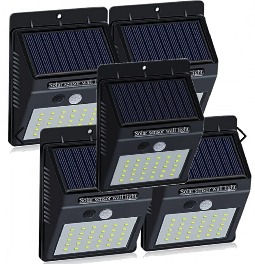 Pack of 5 Outdoor Solar LED Lights