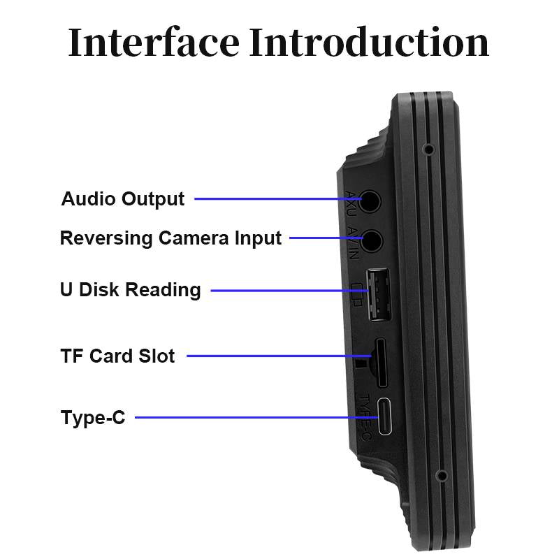 Smart Touchscreen Car Audio System with Bluetooth & Rear Camera