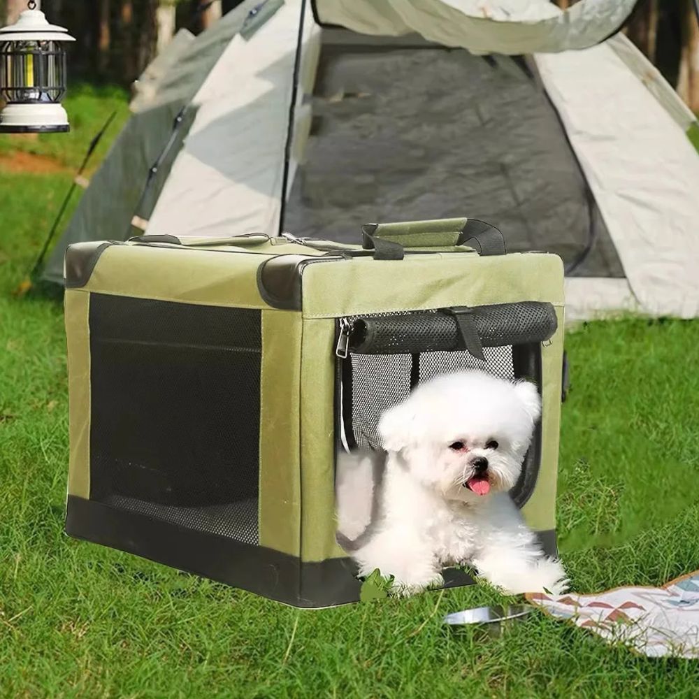 Compact Portable Pet Enclosure for Travel and Home
