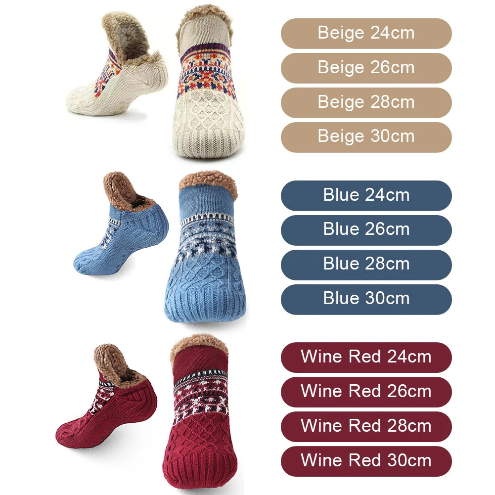 Cozy Knit Fleece-Lined Slipper Socks for Ultimate Comfort