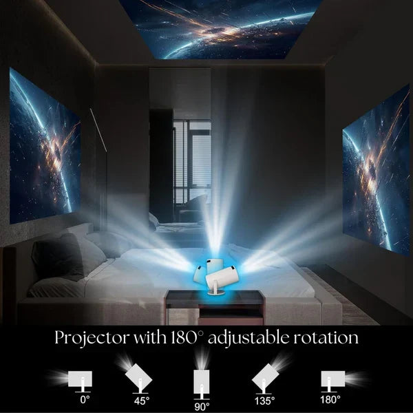 Portable 4K Home Theater Projector