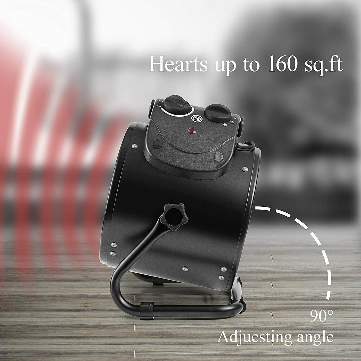 Rapid Warmth Electric Heater for Greenhouse and Workspace