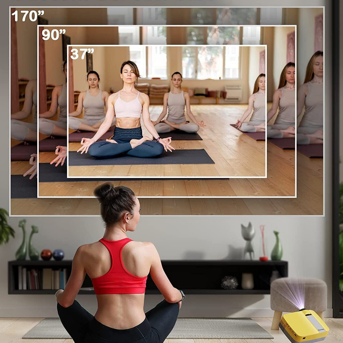 Compact HD Mobile Projector for Effortless Viewing