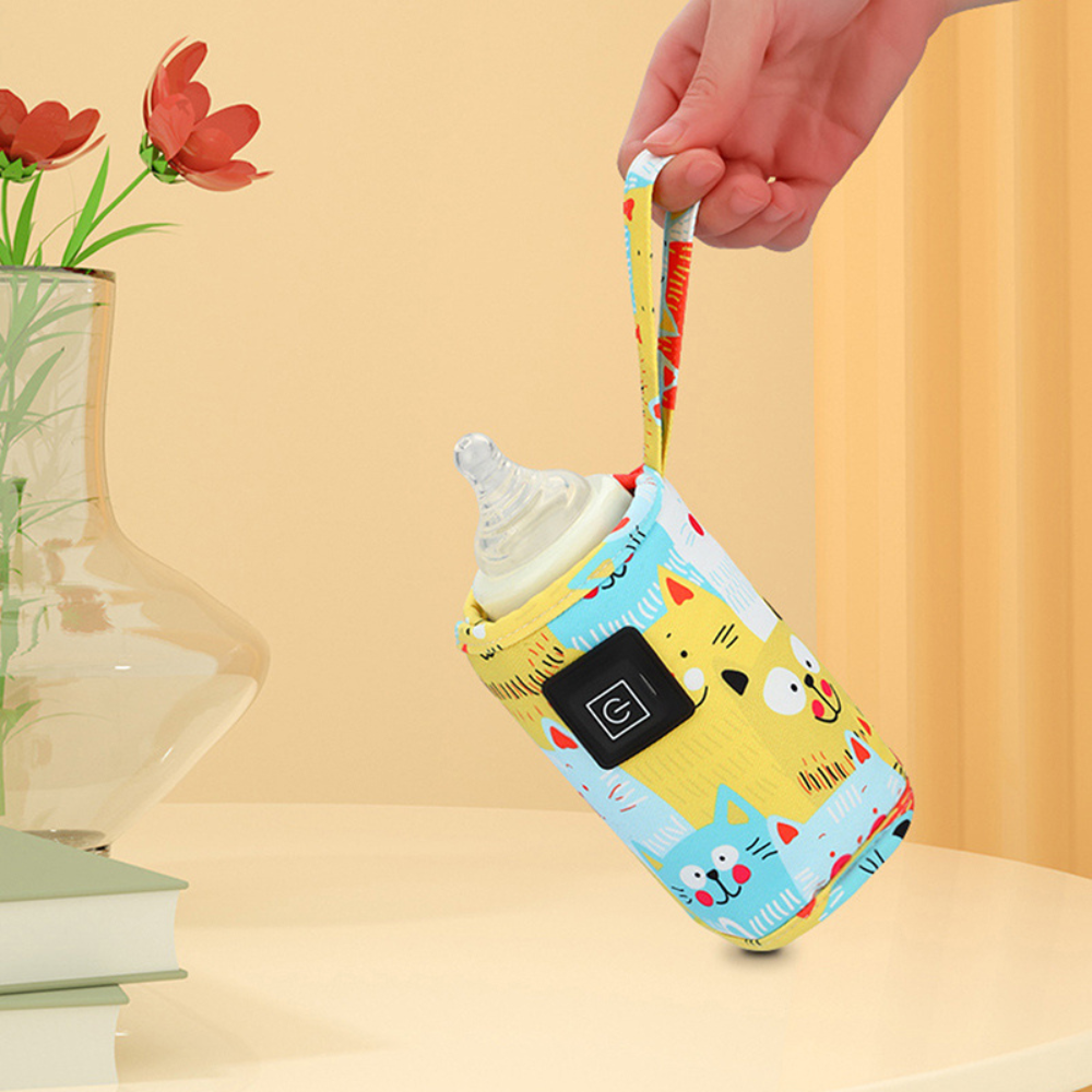 On-the-Go Baby Bottle Heater with USB Power Connection