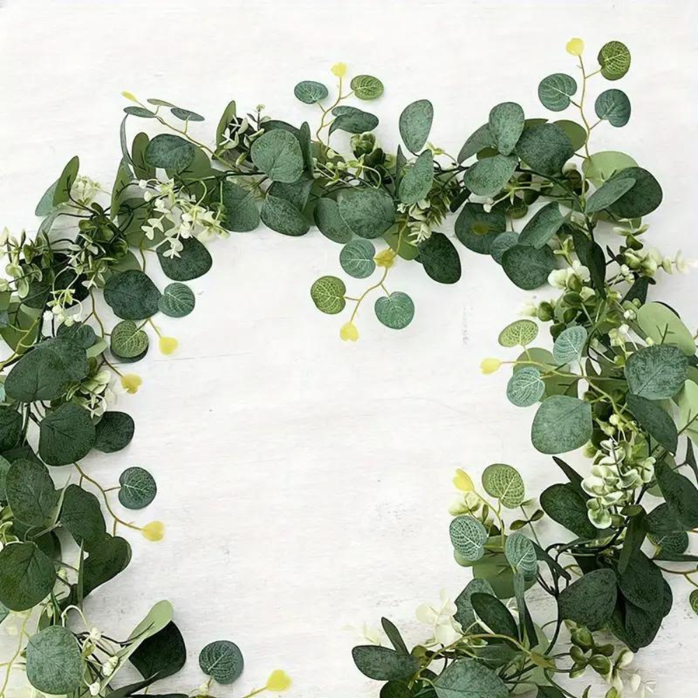 Charming Faux Eucalyptus Vine for Timeless Decor
