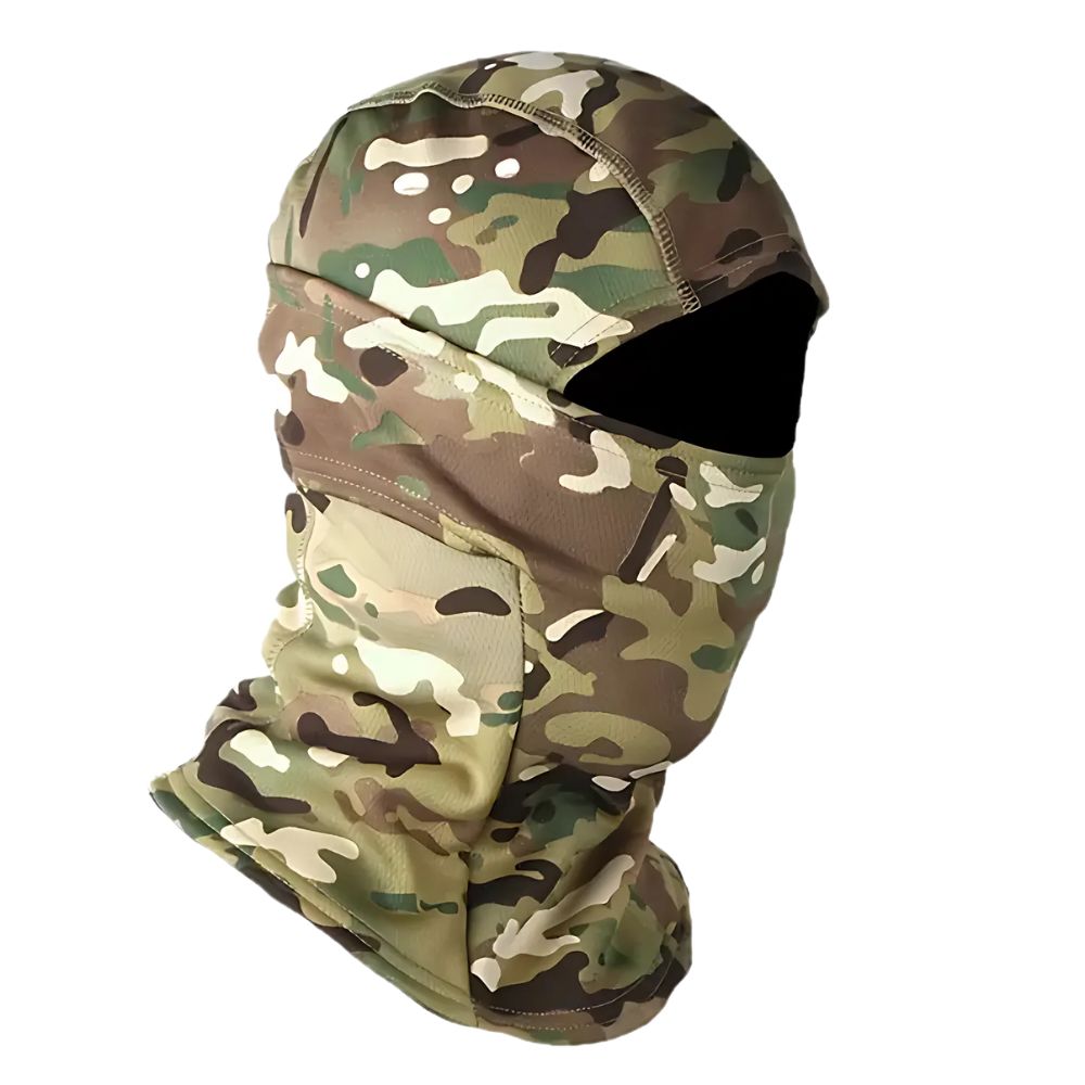 All-Weather Fleece-Insulated Camo Face Mask
