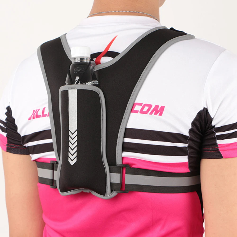 Lightweight Reflective Running Vest with Convenient Storage