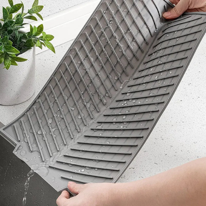 Versatile Silicone Dish Drying Mat for Effortless Kitchen Care