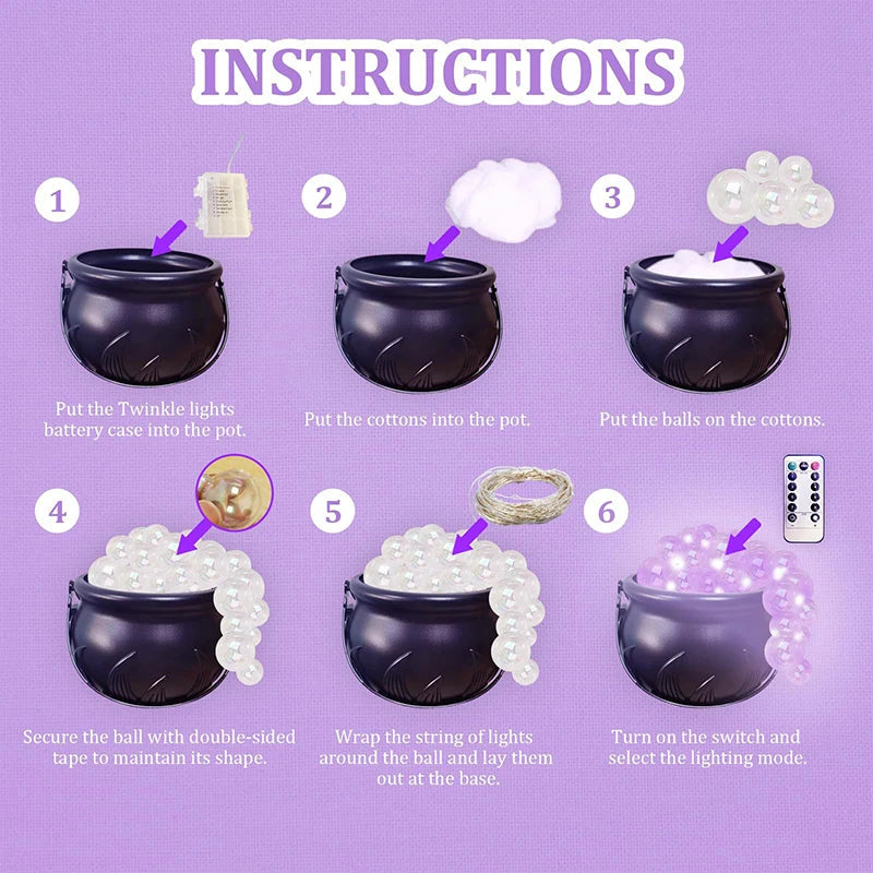 Enchanting DIY Bubbling Cauldron for Halloween Decor