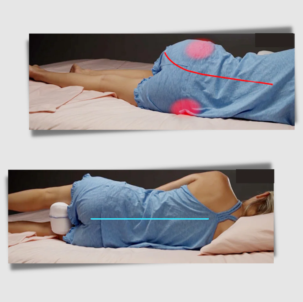 Ergonomic Memory Foam Knee Support Pillow for Comfort