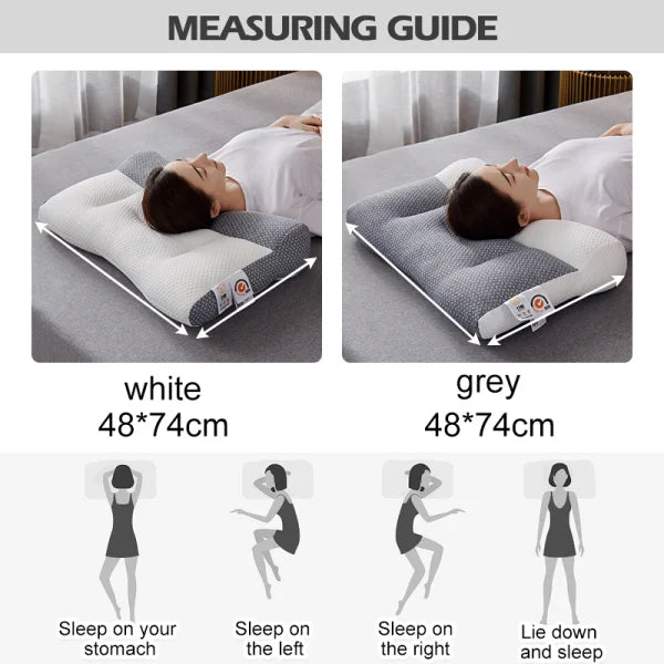 Ergonomic Neck Support Pillow for Restful Sleep
