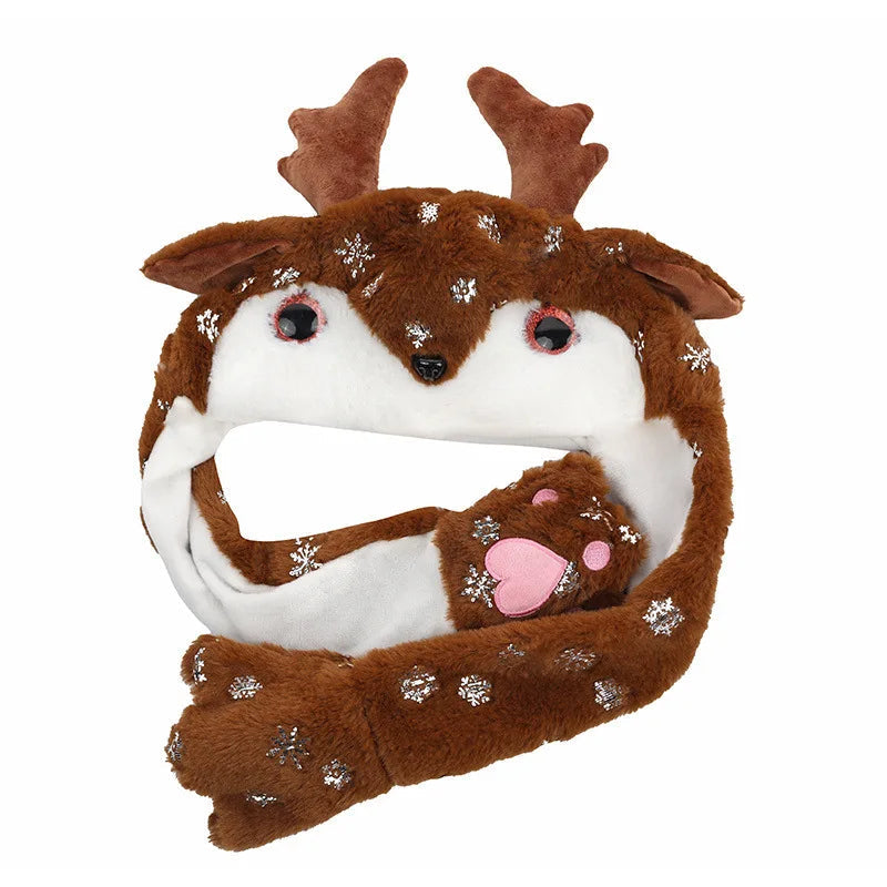 Festive Plush Santa Hat for Holiday Celebrations