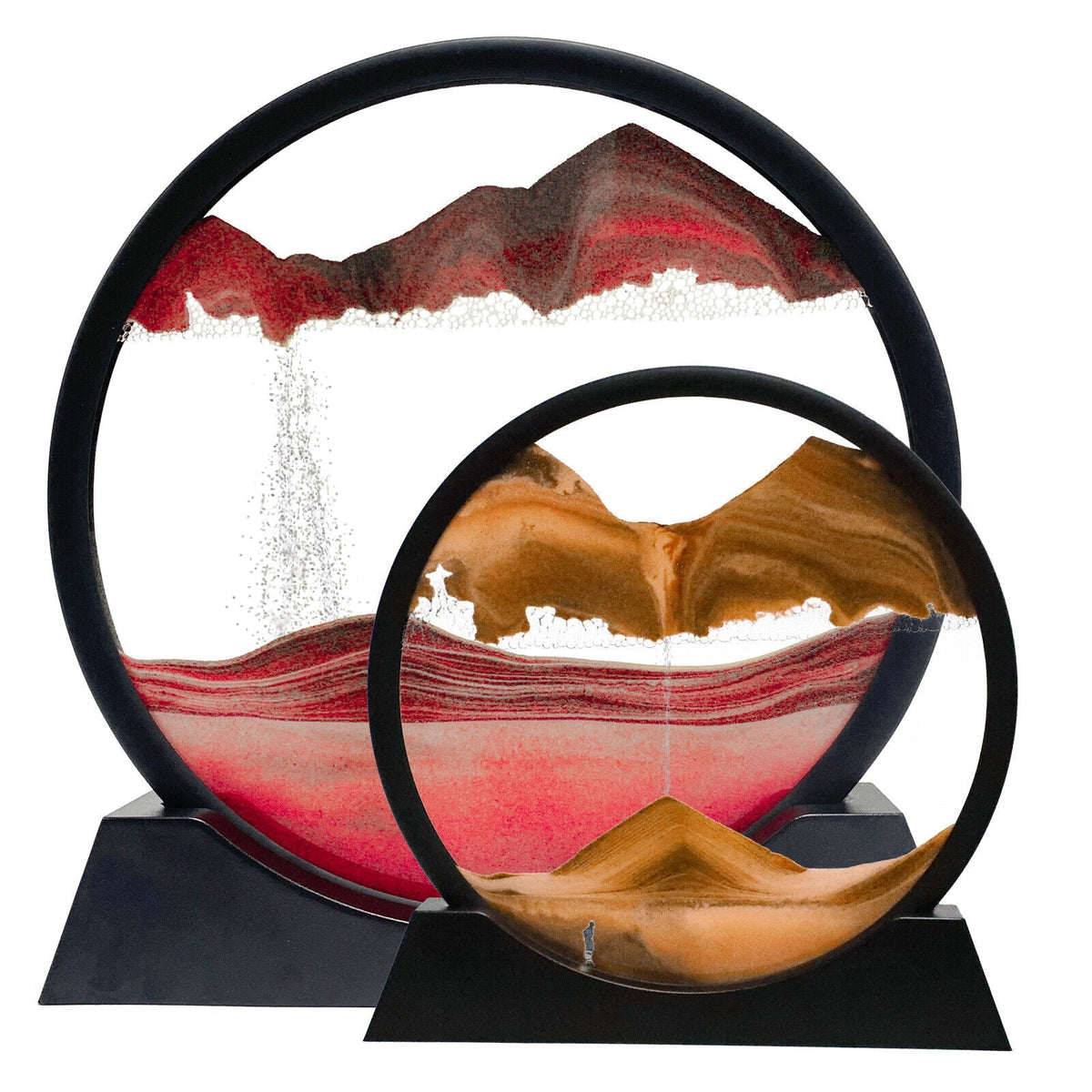Dynamic Sand Art Display for Relaxation