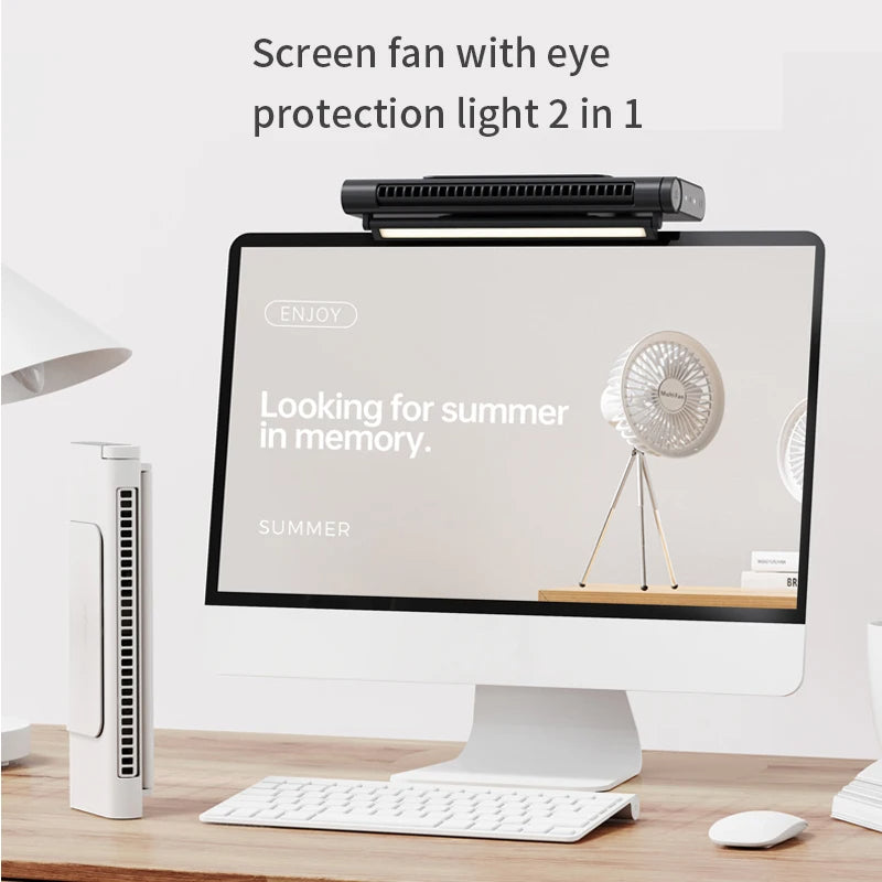 Versatile USB-Powered Bladeless Desktop Air Circulator