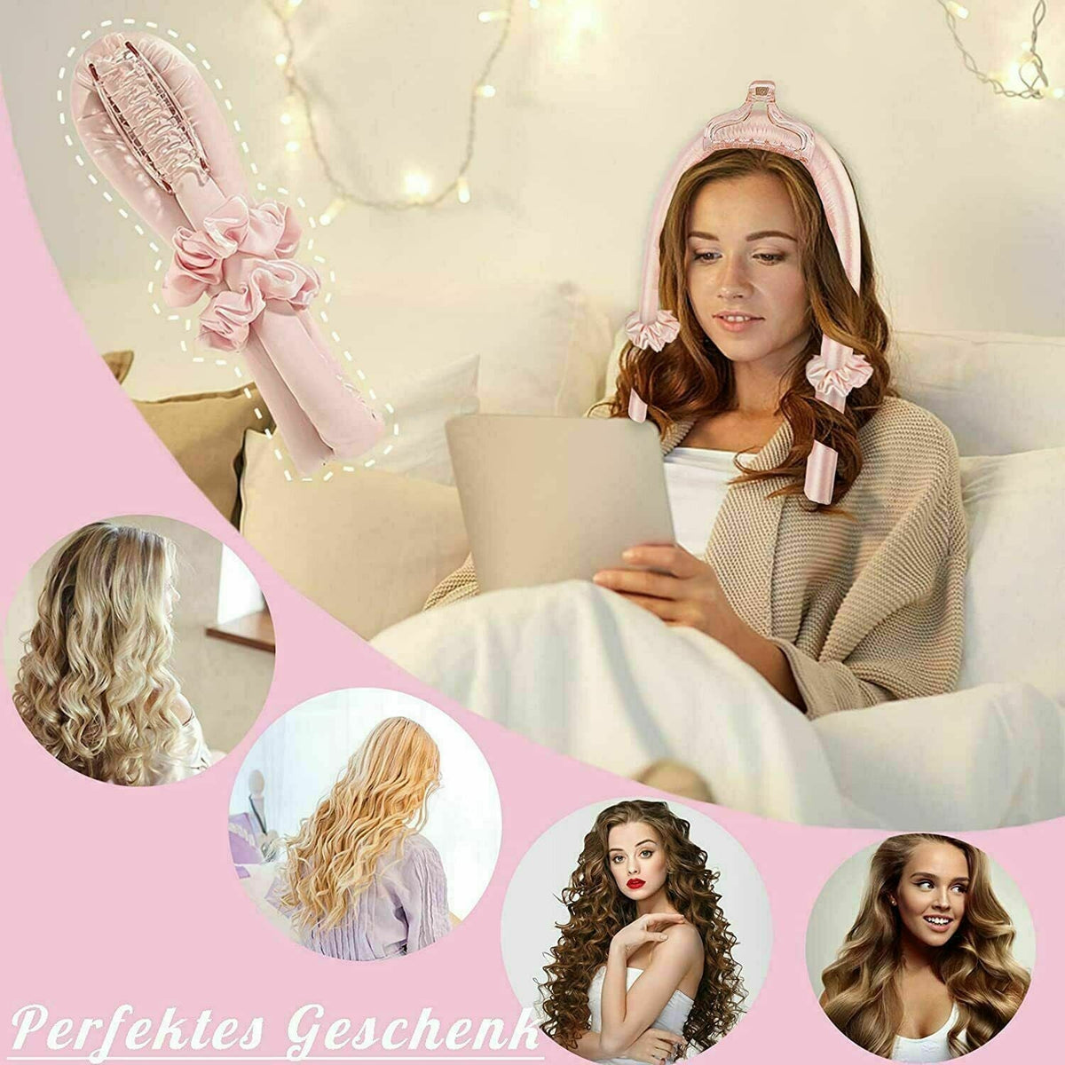 Portable Flame-Activated Curling Wand