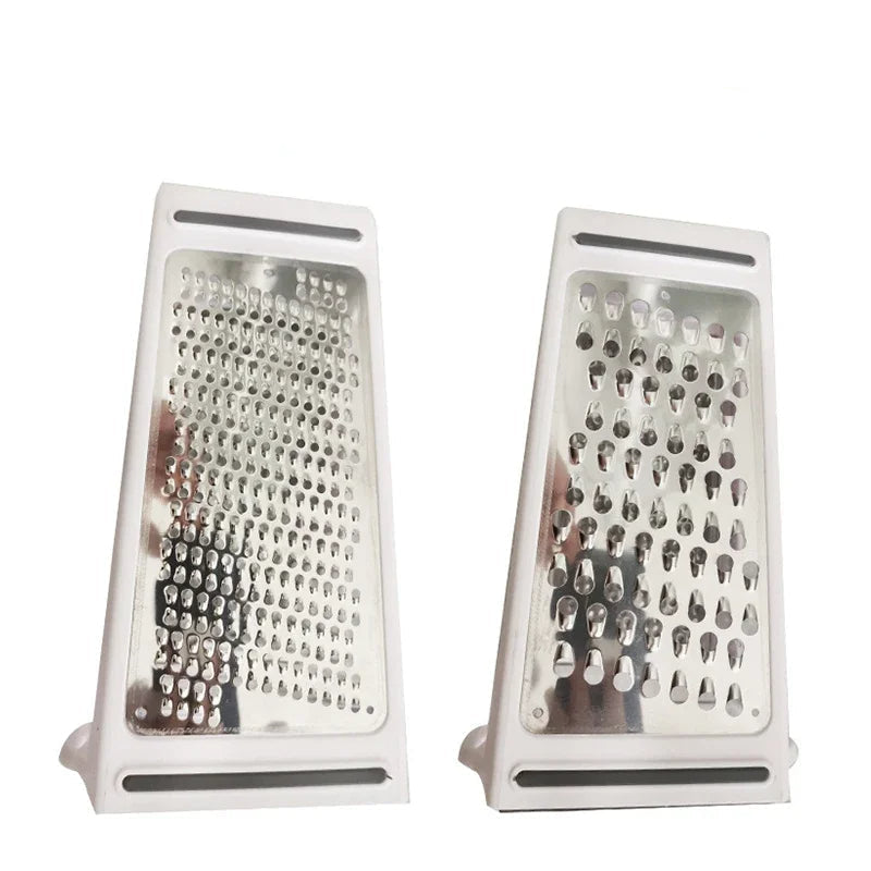 Dual-Sided Kitchen Grater with Collection Tray