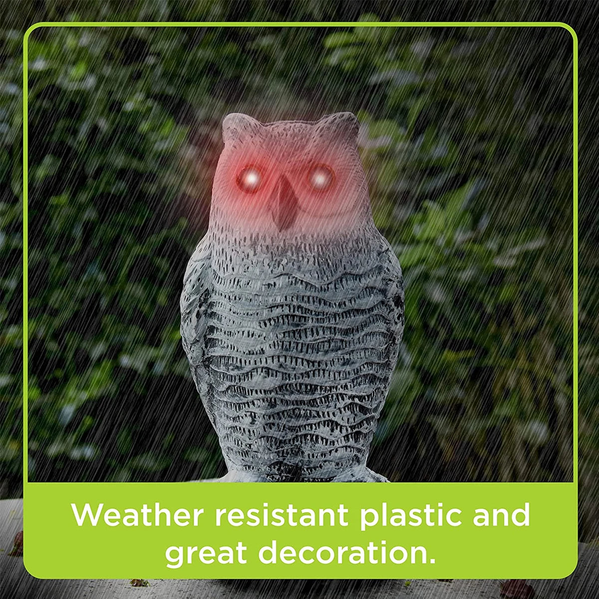 Lifelike Owl Scarecrow for Effective Pest Control