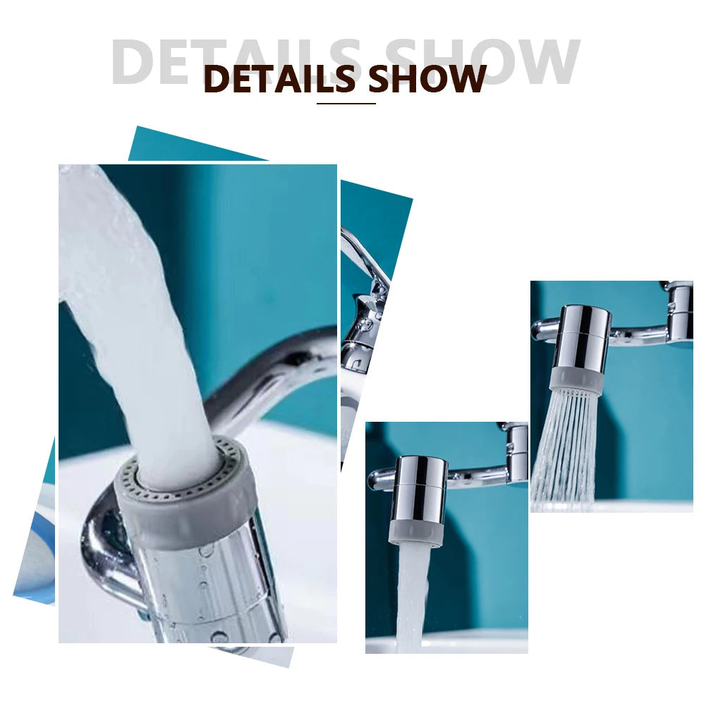 360-Degree Adjustable Faucet Attachment for Enhanced Reach