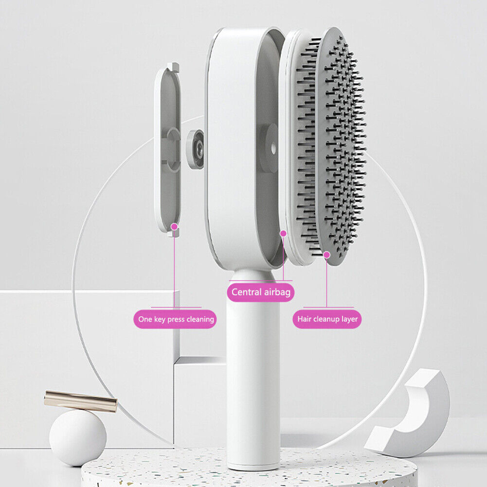 Effortless Clean Hair Comb for All Hair Types