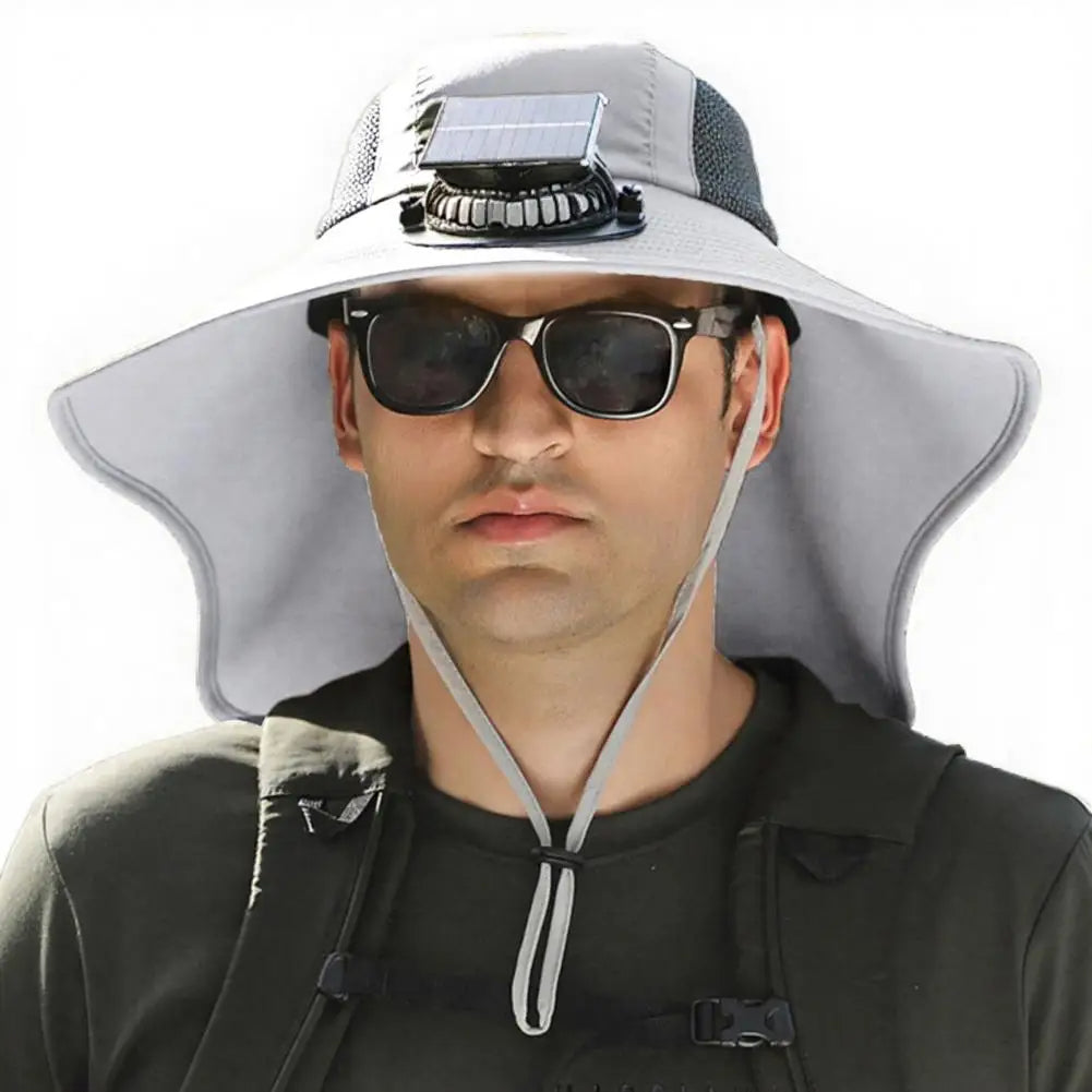 Sun Breeze Hat with Integrated Fans for Ultimate Comfort