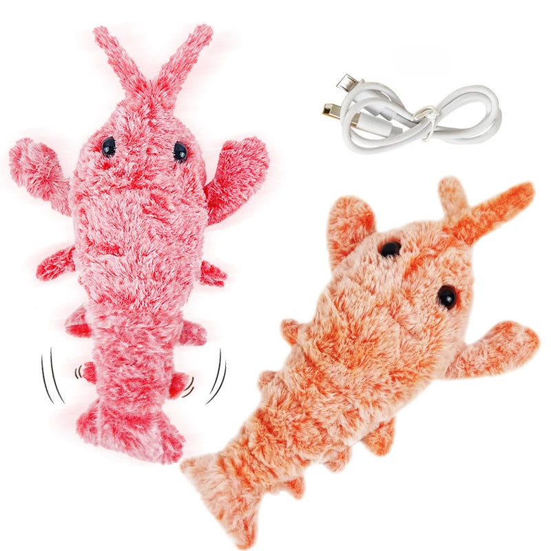 Interactive Plush Shrimp Toy for Playful Pets