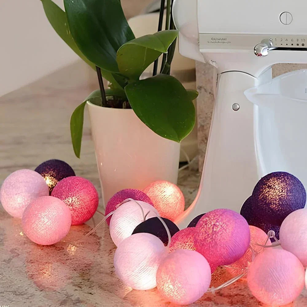 Ball String Lights for Atmospheric Decor