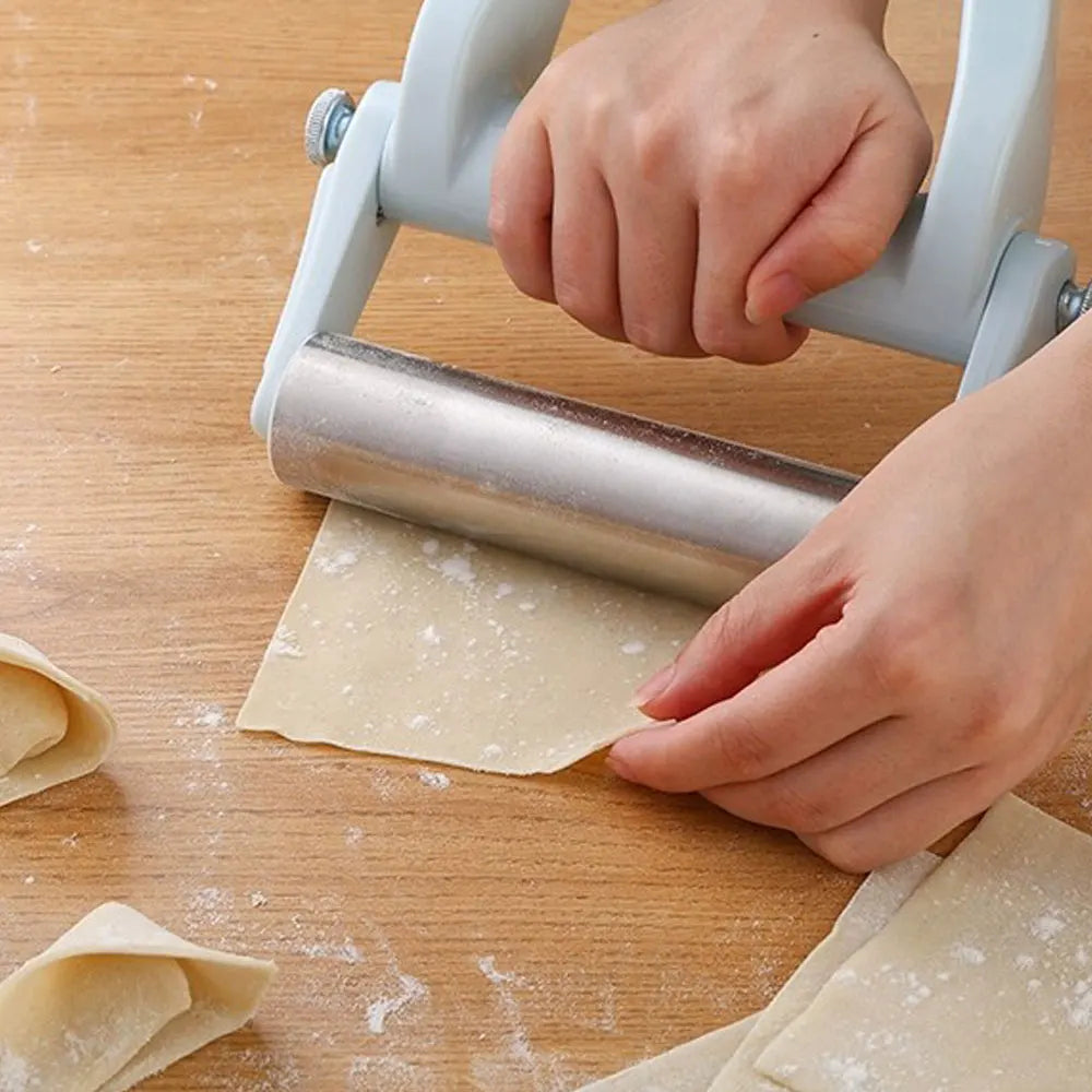 Versatile Stainless Steel Rolling Pin with Adjustable Design