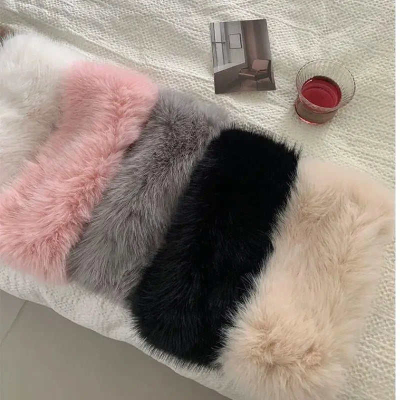 Chic Plush Winter Headband for Women
