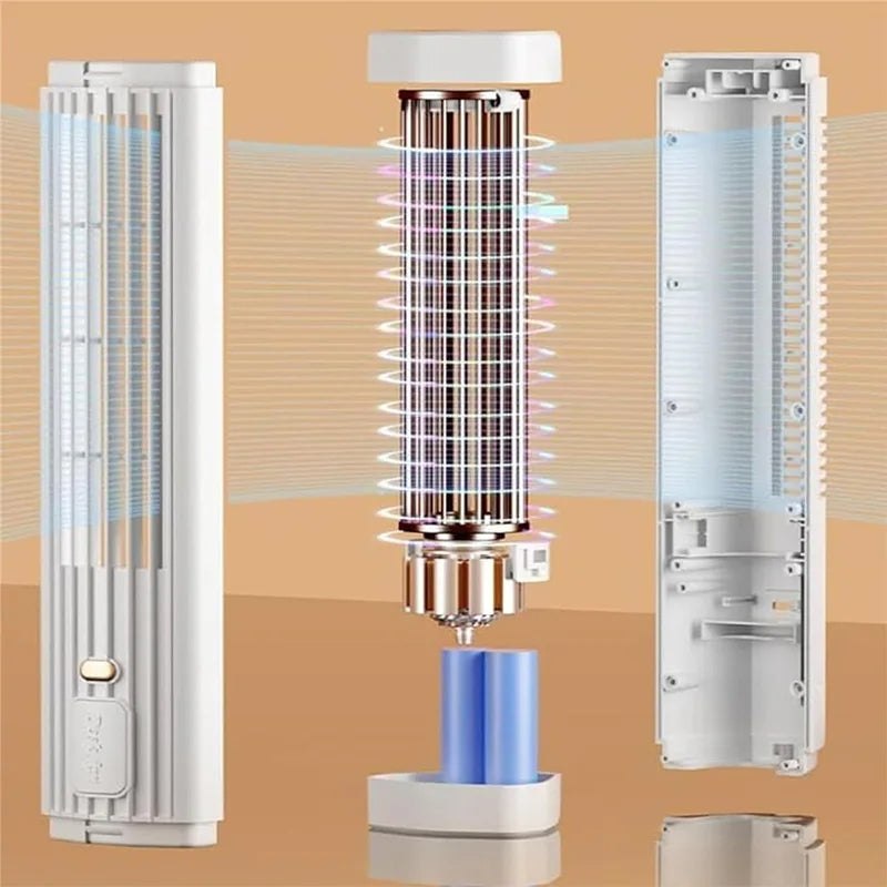 Compact Rechargeable Cooling Tower Fan for Every Space