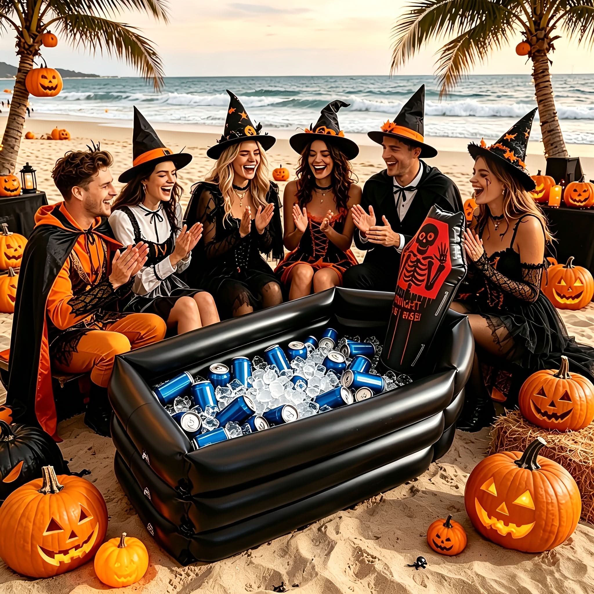 Chilling Spirits - Inflatable Halloween Grave Cooler