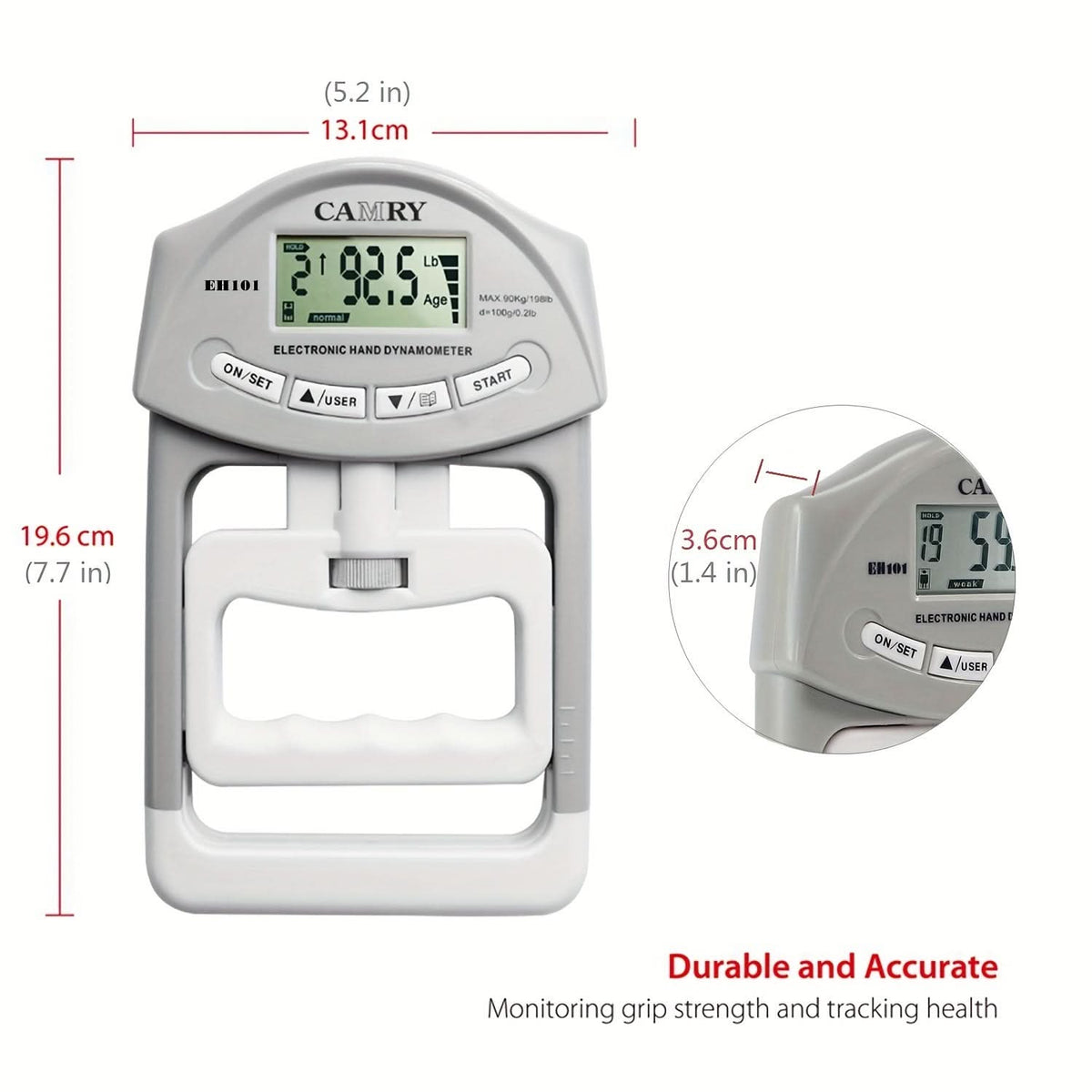 GripMaster Elite – Smart Digital Grip Tester