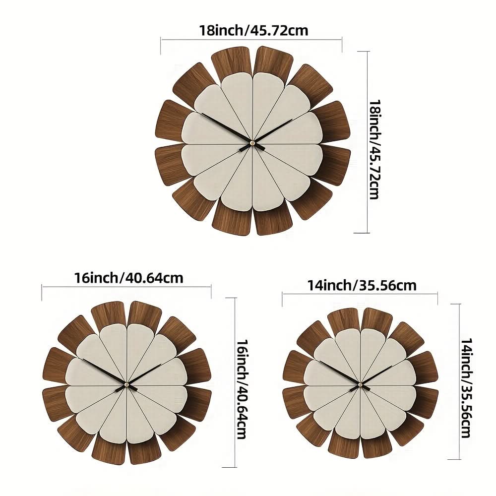 TimberCircle Battery-Powered Classic Wall Clock