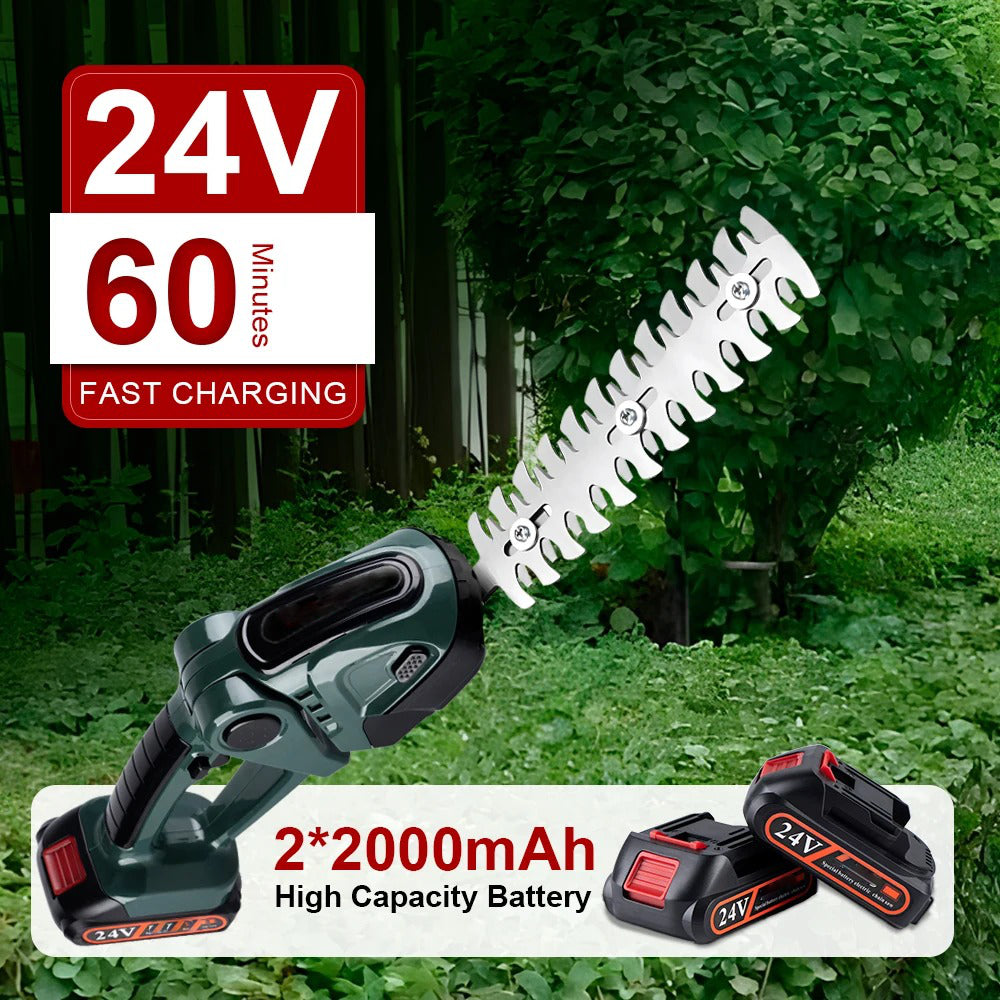 Rechargeable Garden Hedge & Grass Cutter Combo