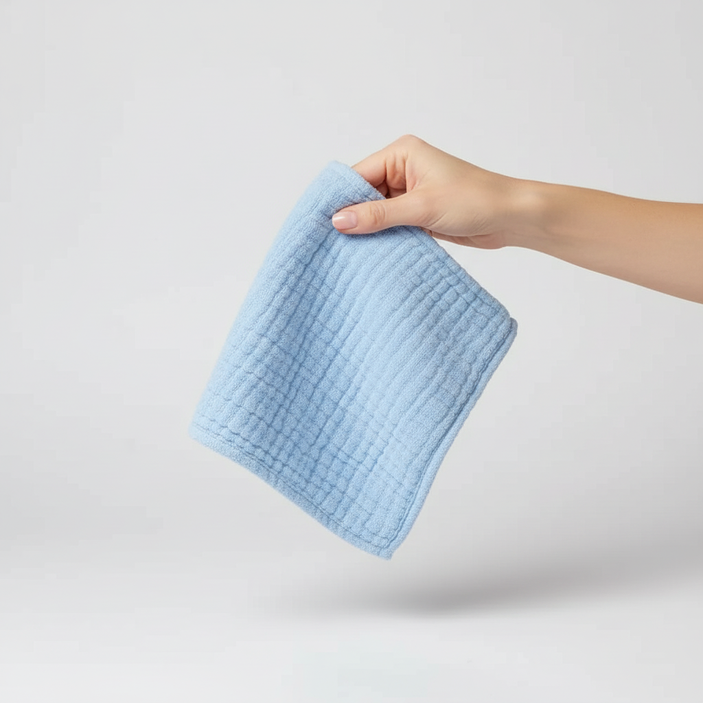 Set of 5 Kitchen Dish Towels - Compact Size