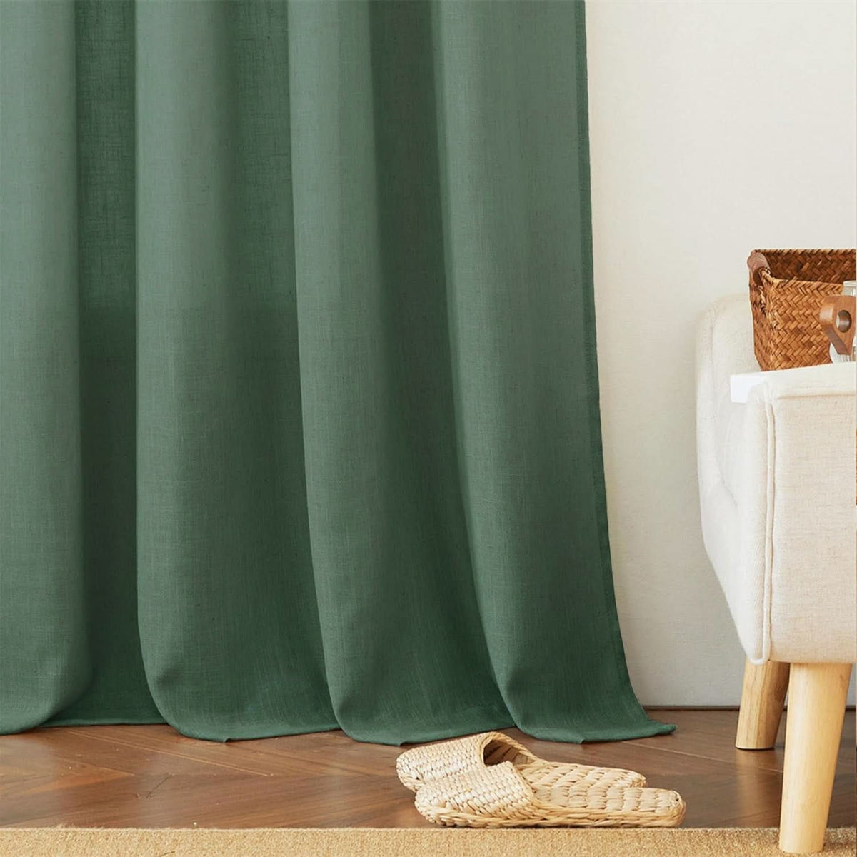 Breezy Linen Sheer Drapes for Natural Light and Privacy