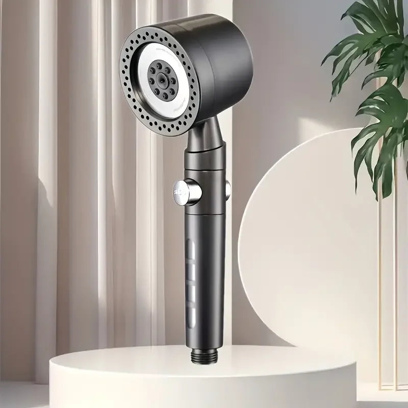 Versatile Handheld Shower Head with 6 Adjustable Spray Settings