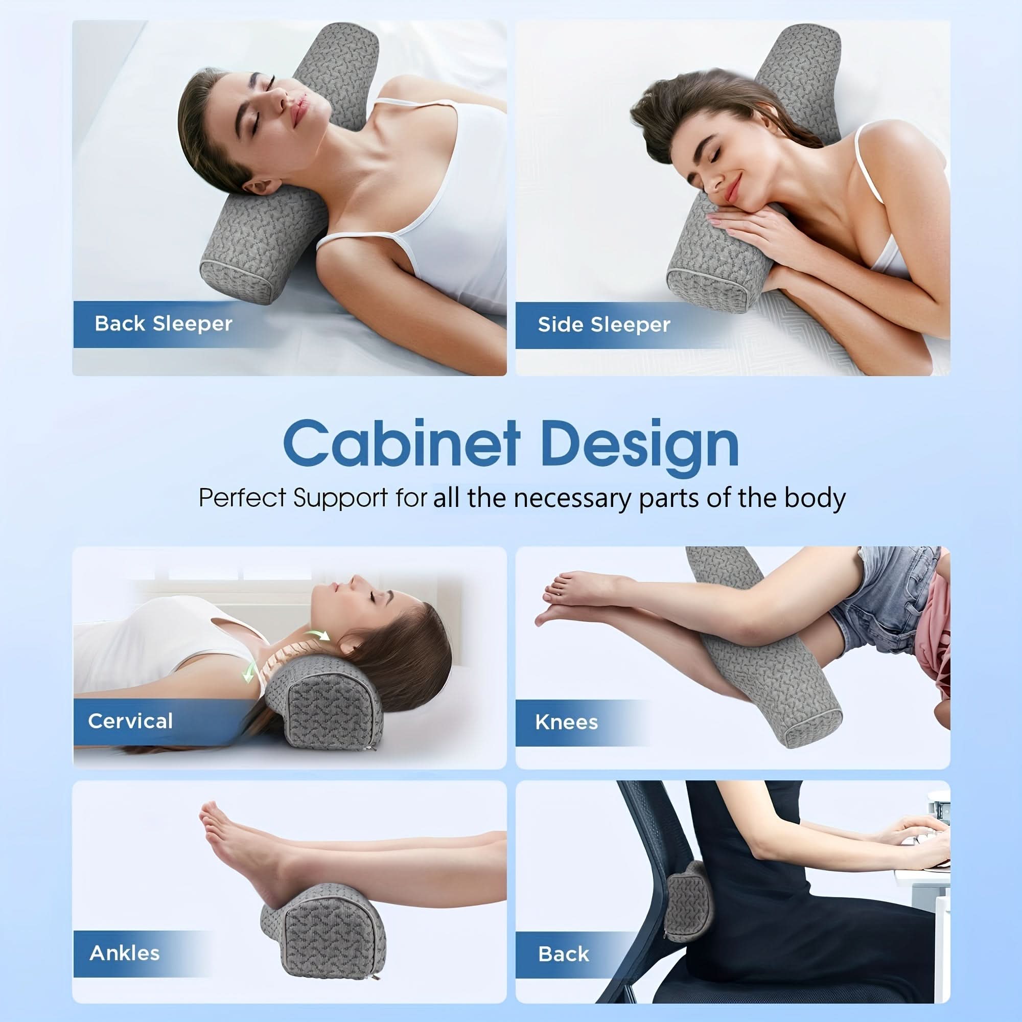 ComfortAlign – Premium Memory Foam Neck Support Pillow