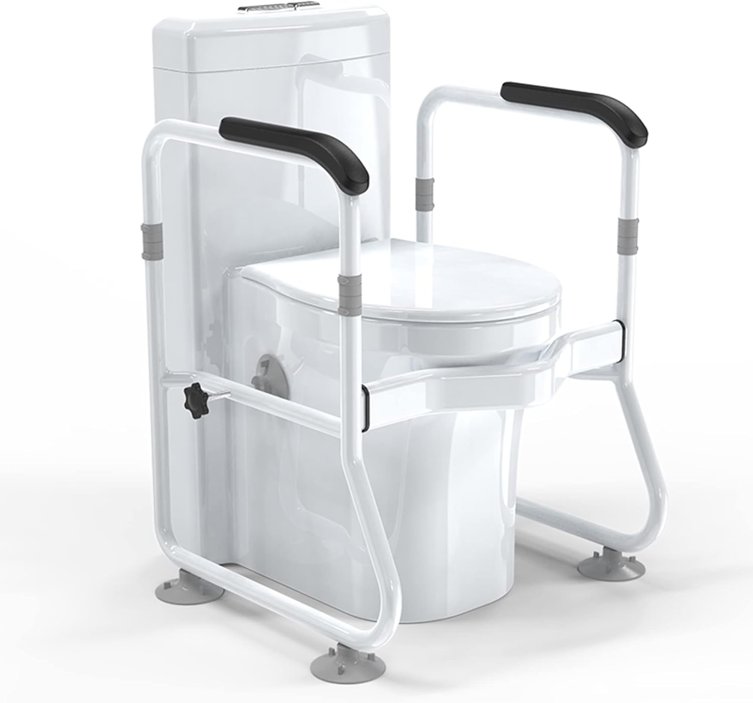 Toilet Safety Frame with Adjustable Supports
