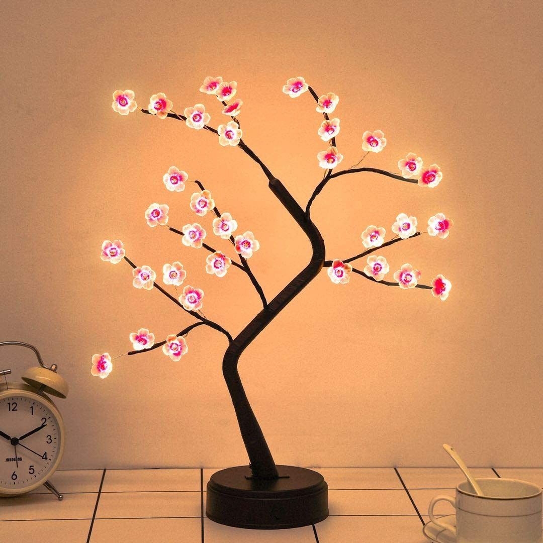 Light-Up Plum Blossom Decorative Tree