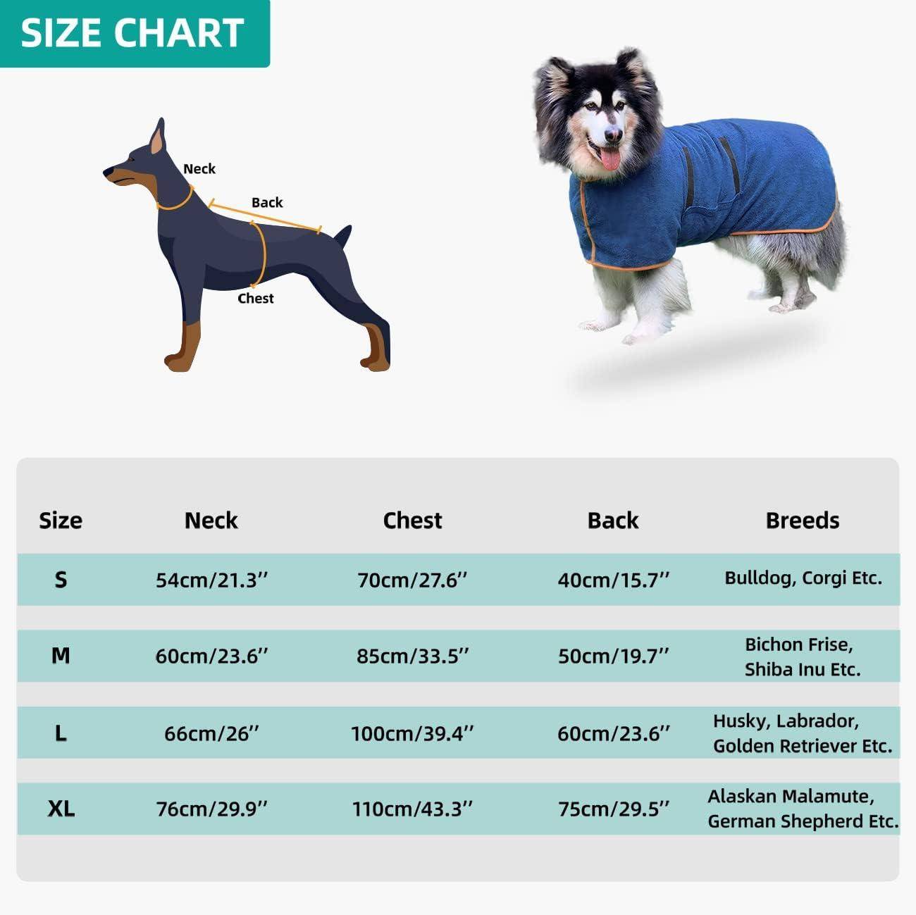 Cozy Absorbent Robe for Dogs