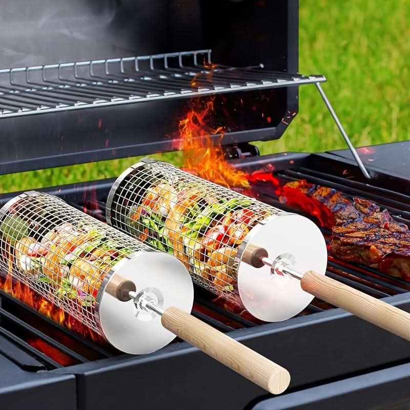 GrillMaster Pro – Versatile Stainless Steel Grill Basket