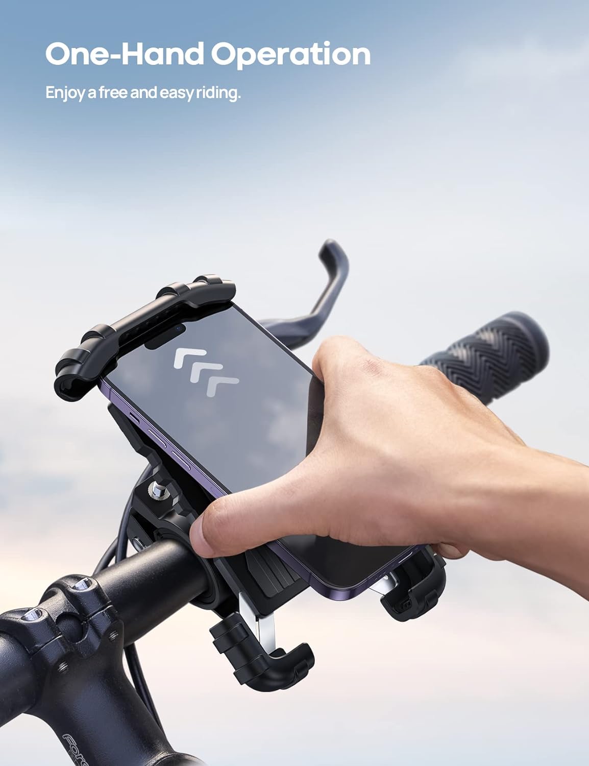 Secure Smartphone Holder for Motorcycles