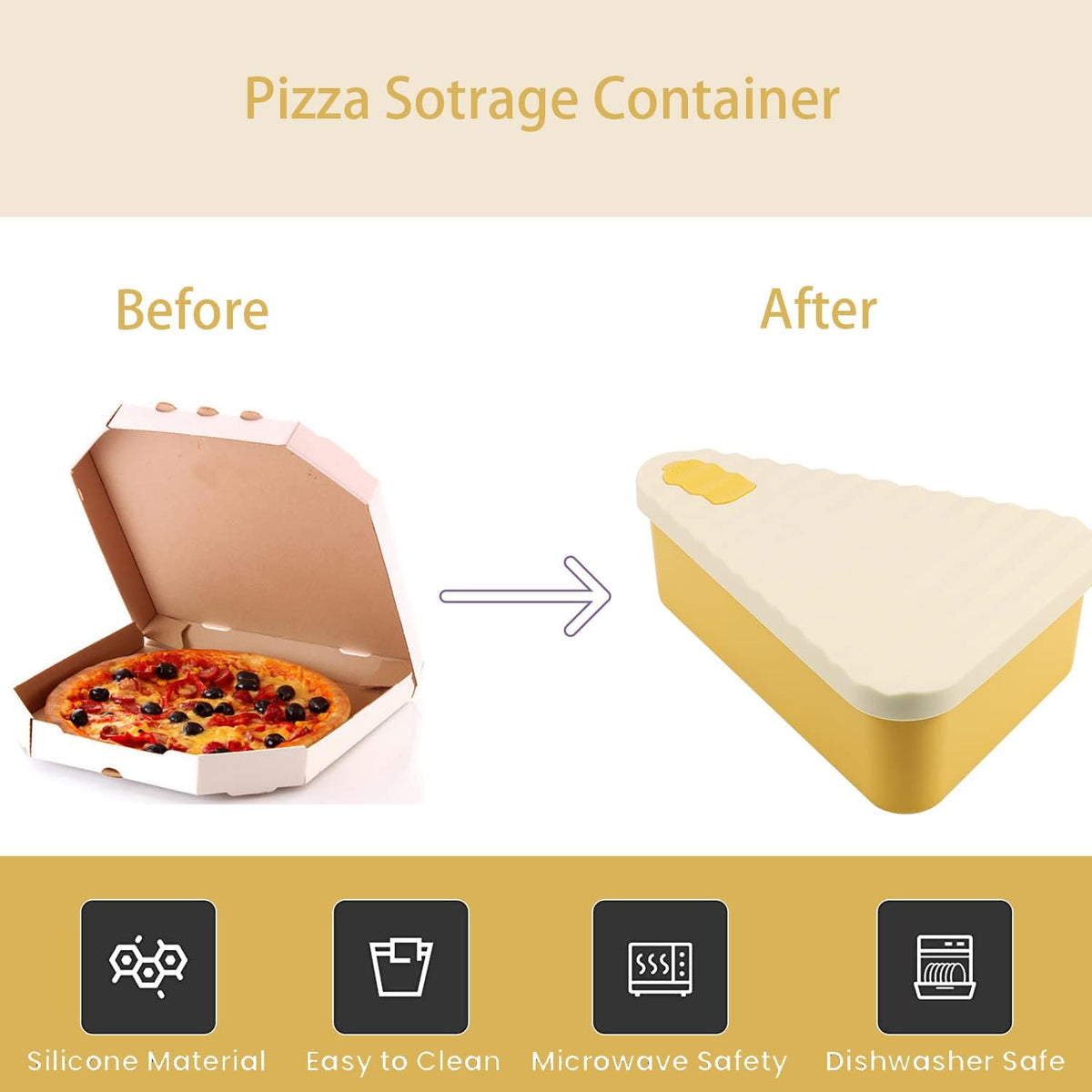 Pizza Storage Box with Two Trays – Buy One, Get One Free