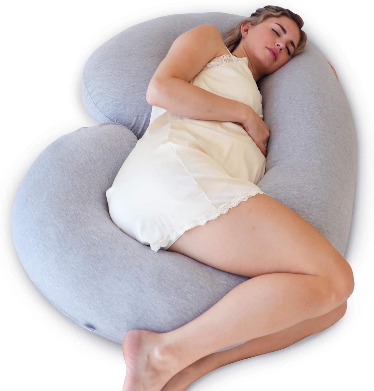 Curved Comfort Full-Body Support Pillow