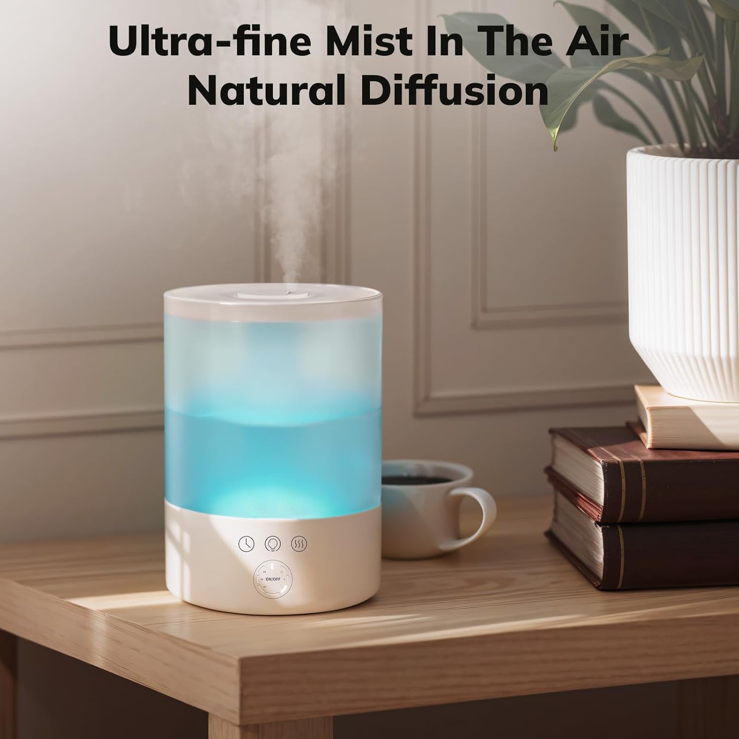 ComfortMister Ultrasonic Cool Mist Humidifier for Spacious Rooms