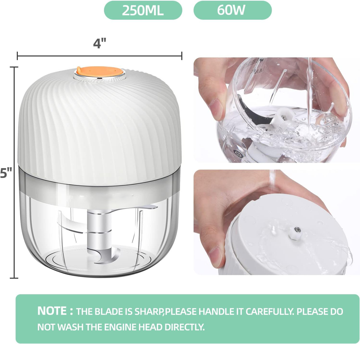 SmartChop Portable Food Processor