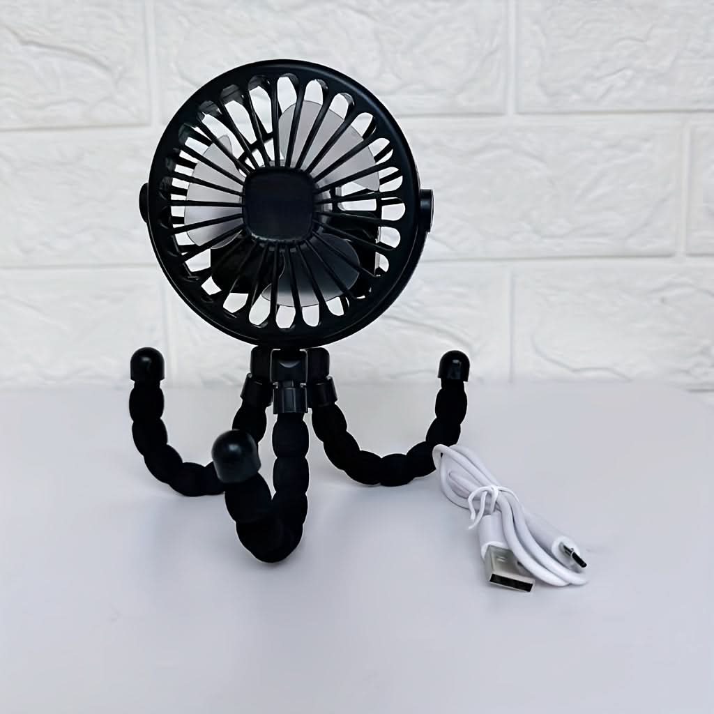 BreezyBuddy – Compact Rechargeable Cooling Fan