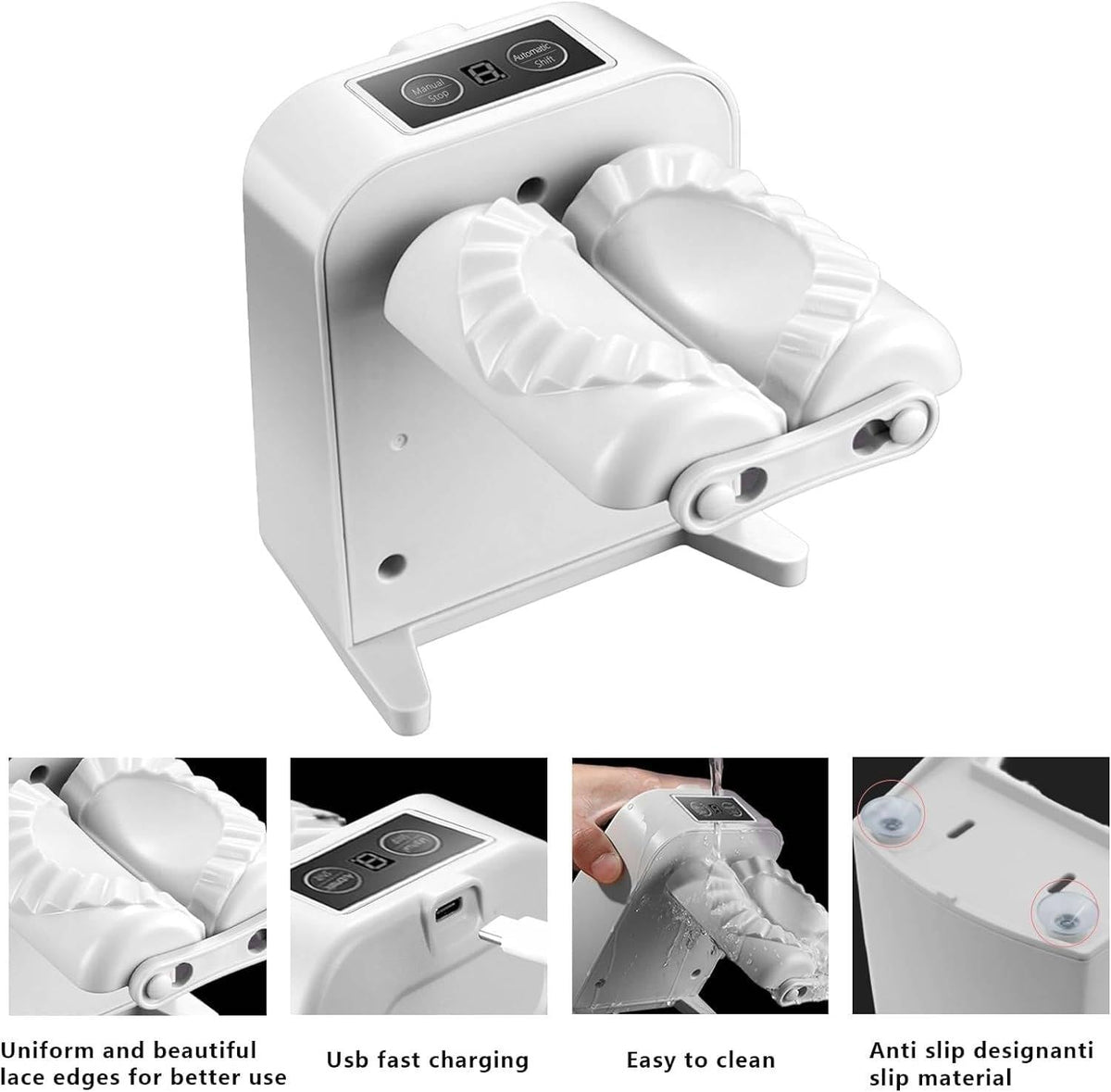 Effortless Dumpling Creator with Automated Folding