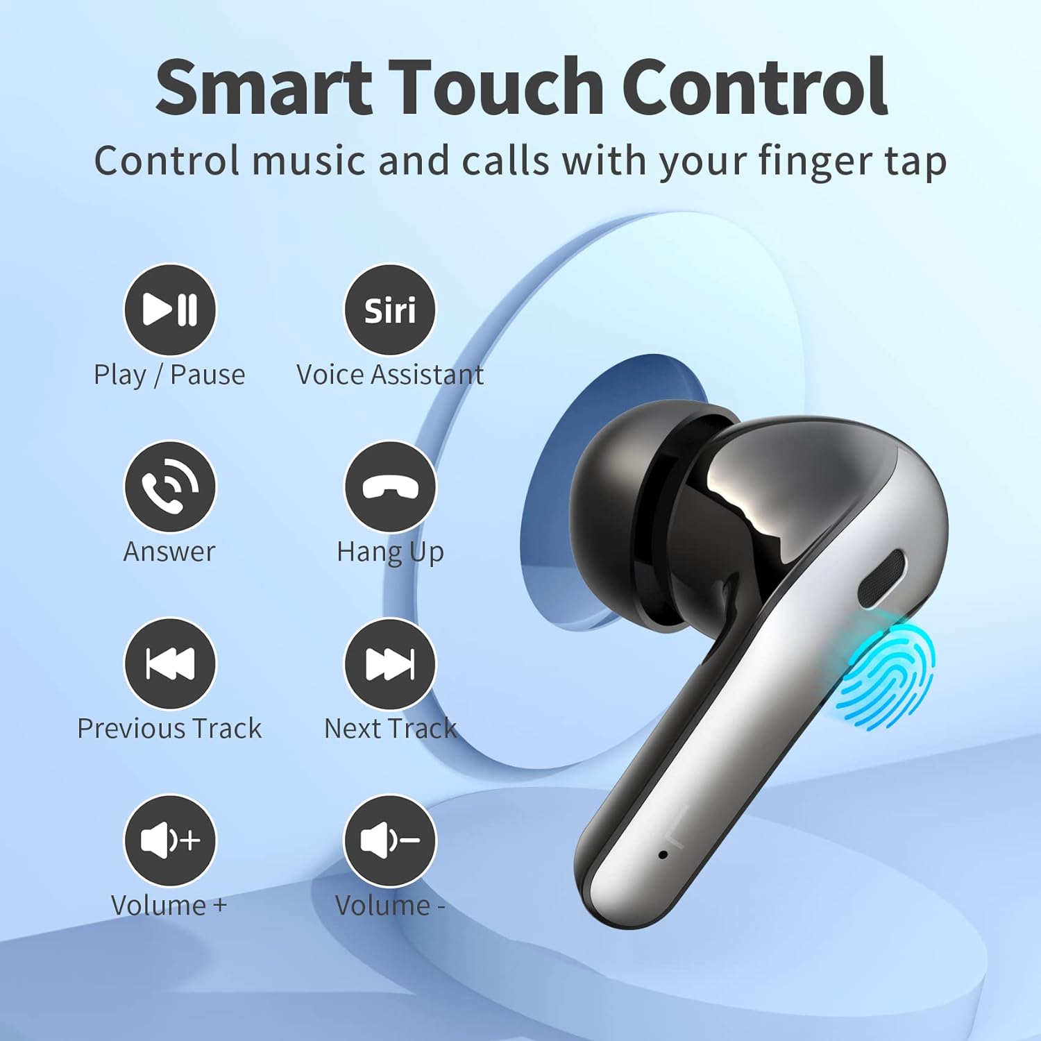 Wireless Audio Buds with Portable Charging Case